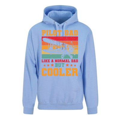 Cool Pilot Art Dad Aircraft Aviation Airplane Pilots Gift Unisex Surf Hoodie