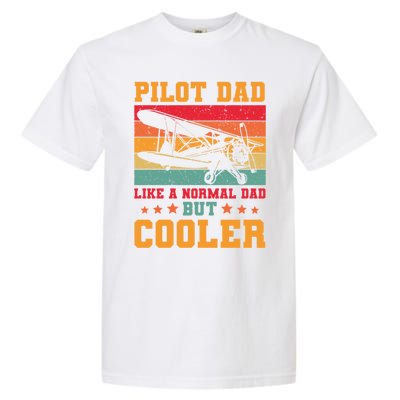 Cool Pilot Art Dad Aircraft Aviation Airplane Pilots Gift Garment-Dyed Heavyweight T-Shirt