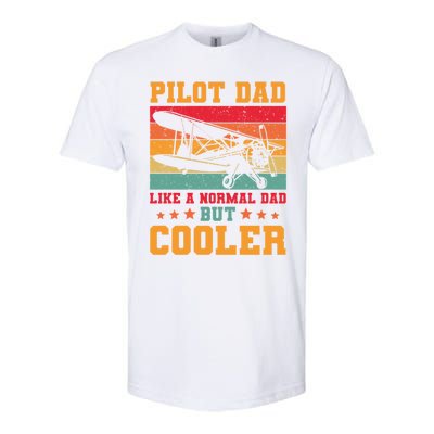 Cool Pilot Art Dad Aircraft Aviation Airplane Pilots Gift Softstyle CVC T-Shirt