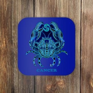 Cancer Personality Astrology Zodiac Sign Horoscope Design Cute Gift Coaster