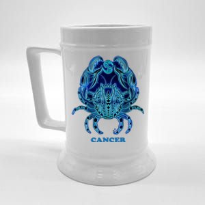 Cancer Personality Astrology Zodiac Sign Horoscope Design Cute Gift Beer Stein