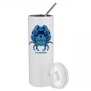 Cancer Personality Astrology Zodiac Sign Horoscope Design Cute Gift Stainless Steel Tumbler