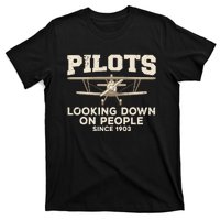 Cool Pilot Aircraft Pilot Airplane Flying T-Shirt