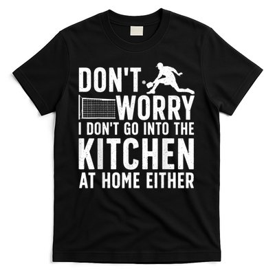 Cool Pickleball Art For Men Women Kitchen Pickle Ball Player T-Shirt
