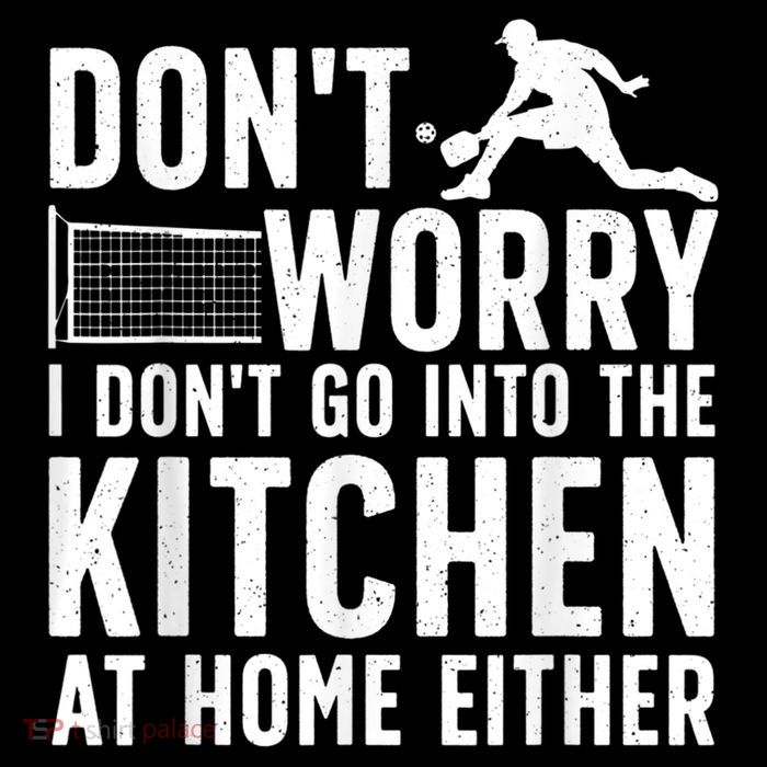 Cool Pickleball Art For Men Women Kitchen Pickle Ball Player T-Shirt