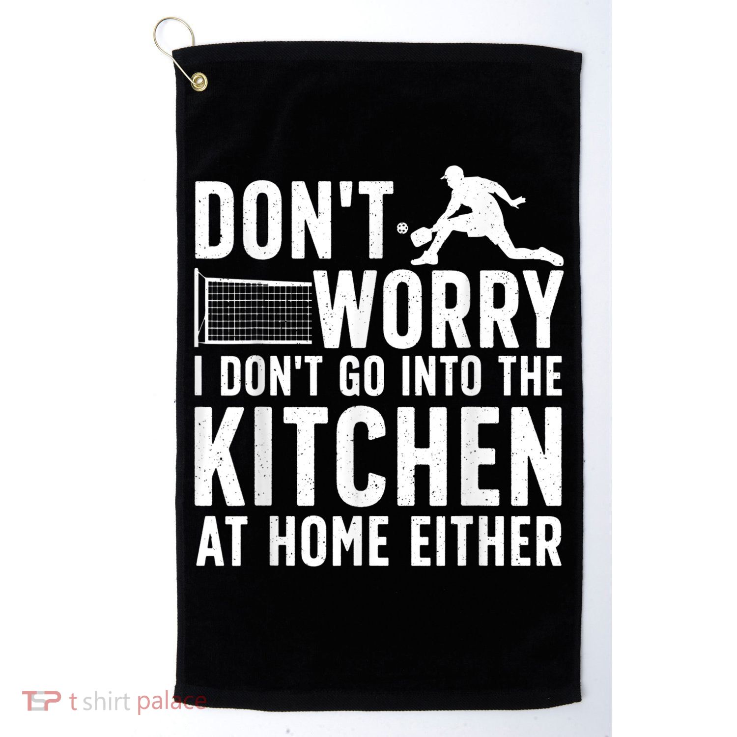 Cool Pickleball Art For Men Women Kitchen Pickle Ball Player Golf Towel