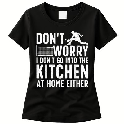 Cool Pickleball Art For Men Women Kitchen Pickle Ball Player Womens T-Shirt