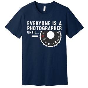 Cool Photographer Art For Men Women Photography Camera Lover Premium T-Shirt