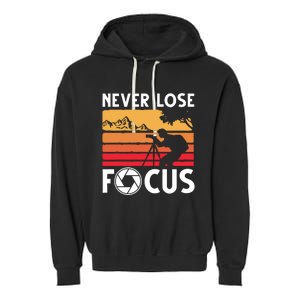 Cool Photographer Art For Men Women Photography Camera Lover Garment-Dyed Fleece Hoodie