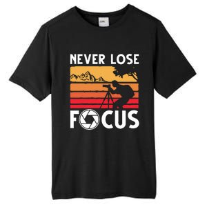 Cool Photographer Art For Men Women Photography Camera Lover Tall Fusion ChromaSoft Performance T-Shirt