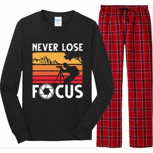 Cool Photographer Art For Men Women Photography Camera Lover Long Sleeve Pajama Set