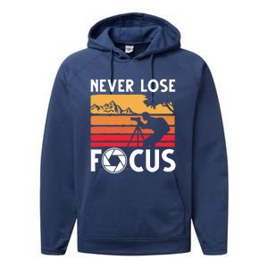 Cool Photographer Art For Men Women Photography Camera Lover Performance Fleece Hoodie