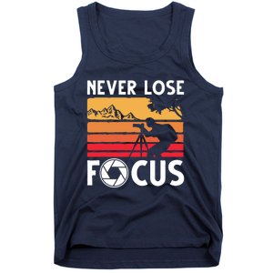 Cool Photographer Art For Men Women Photography Camera Lover Tank Top