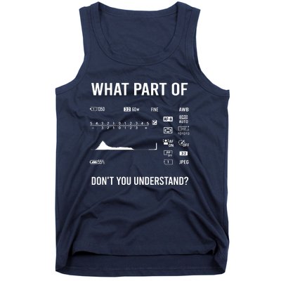 Cool Photography Art For Men Women Camera Photographer Tank Top