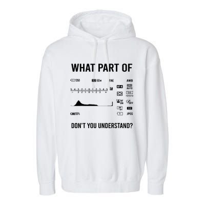 Cool Photography Art For Men Women Camera Photographer Garment-Dyed Fleece Hoodie