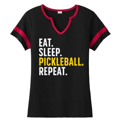 Cool Pickleball Art For Men Women Pickle Ball Lovers Players Ladies Halftime Notch Neck Tee