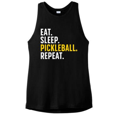 Cool Pickleball Art For Men Women Pickle Ball Lovers Players Ladies PosiCharge Tri-Blend Wicking Tank