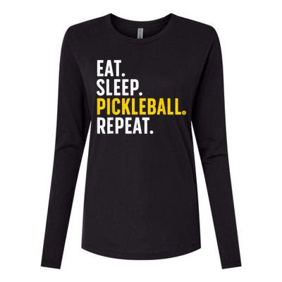 Cool Pickleball Art For Men Women Pickle Ball Lovers Players Womens Cotton Relaxed Long Sleeve T-Shirt