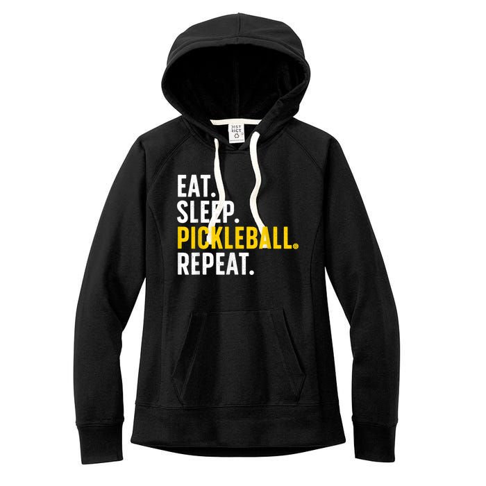 Cool Pickleball Art For Men Women Pickle Ball Lovers Players Women's Fleece Hoodie