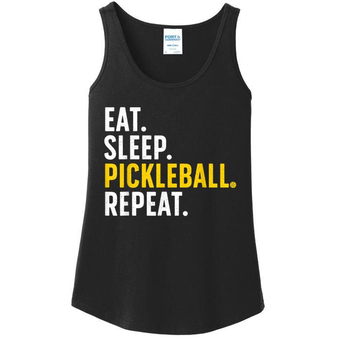 Cool Pickleball Art For Men Women Pickle Ball Lovers Players Ladies Essential Tank