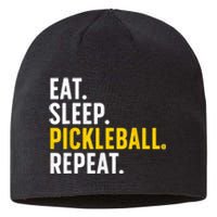 Cool Pickleball Art For Men Women Pickle Ball Lovers Players Sustainable Beanie