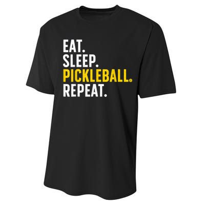 Cool Pickleball Art For Men Women Pickle Ball Lovers Players Performance Sprint T-Shirt