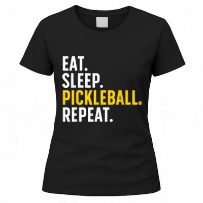 Cool Pickleball Art For Men Women Pickle Ball Lovers Players Women's T-Shirt