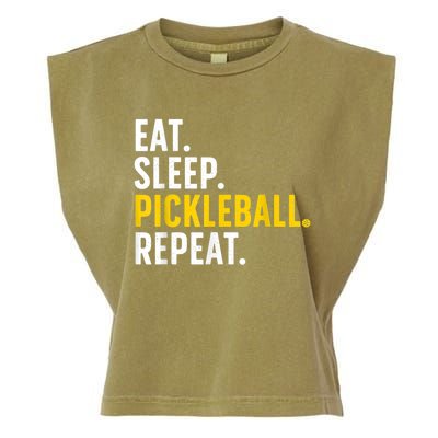 Cool Pickleball Art For Men Women Pickle Ball Lovers Players Garment-Dyed Women's Muscle Tee