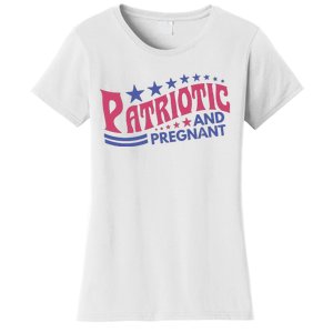 Couples Patriotic And Pregnant Women's T-Shirt