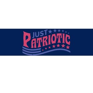 Couples Patriotic And Pregnant Bumper Sticker