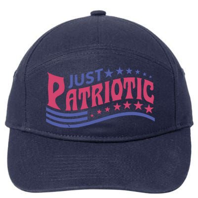 Couples Patriotic And Pregnant 7-Panel Snapback Hat