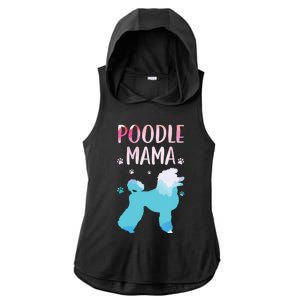 Cool Poodle Art For Women Mom Pet Dog Standard Poodle Lovers Ladies PosiCharge Tri-Blend Wicking Draft Hoodie Tank