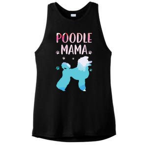 Cool Poodle Art For Women Mom Pet Dog Standard Poodle Lovers Ladies PosiCharge Tri-Blend Wicking Tank