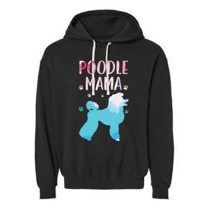 Cool Poodle Art For Women Mom Pet Dog Standard Poodle Lovers Garment-Dyed Fleece Hoodie