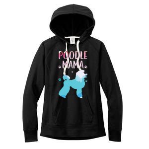 Cool Poodle Art For Women Mom Pet Dog Standard Poodle Lovers Women's Fleece Hoodie