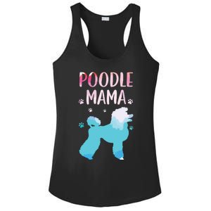 Cool Poodle Art For Women Mom Pet Dog Standard Poodle Lovers Ladies PosiCharge Competitor Racerback Tank