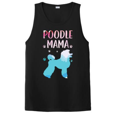 Cool Poodle Art For Women Mom Pet Dog Standard Poodle Lovers PosiCharge Competitor Tank