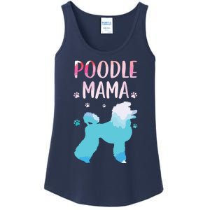 Cool Poodle Art For Women Mom Pet Dog Standard Poodle Lovers Ladies Essential Tank