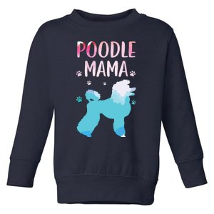 Cool Poodle Art For Women Mom Pet Dog Standard Poodle Lovers Toddler Sweatshirt