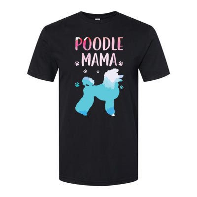 Cool Poodle Art For Women Mom Pet Dog Standard Poodle Lovers Softstyle® CVC T-Shirt