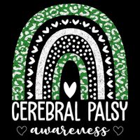 Cerebral Palsy Awareness Rainbow Heart Impact Tech Backpack