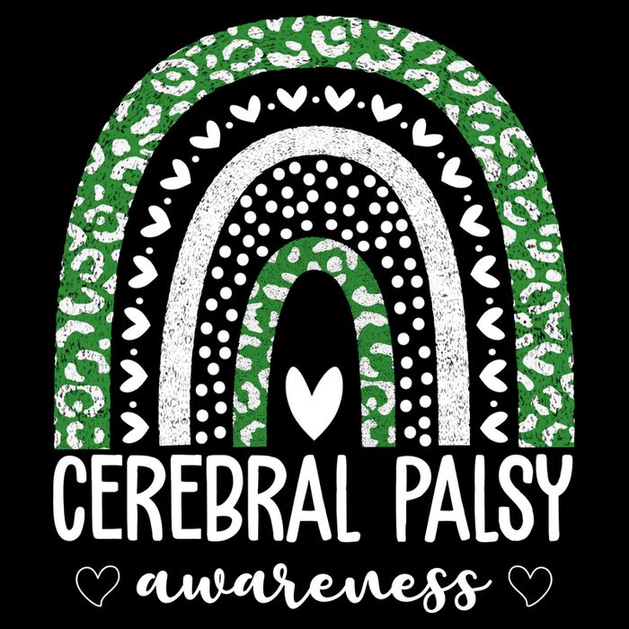 Cerebral Palsy Awareness Rainbow Heart Impact Tech Backpack
