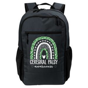 Cerebral Palsy Awareness Rainbow Heart Daily Commute Backpack