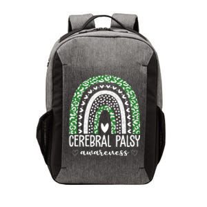 Cerebral Palsy Awareness Rainbow Heart Vector Backpack