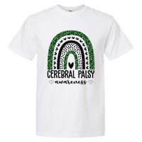 Cerebral Palsy Awareness Rainbow Heart Garment-Dyed Heavyweight T-Shirt