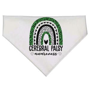 Cerebral Palsy Awareness Rainbow Heart USA-Made Doggie Bandana