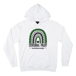 Cerebral Palsy Awareness Rainbow Heart Hoodie