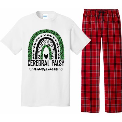 Cerebral Palsy Awareness Rainbow Heart Pajama Set