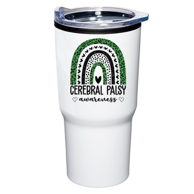 Cerebral Palsy Awareness Rainbow Heart Tumbler