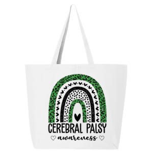 Cerebral Palsy Awareness Rainbow Heart 25L Jumbo Tote